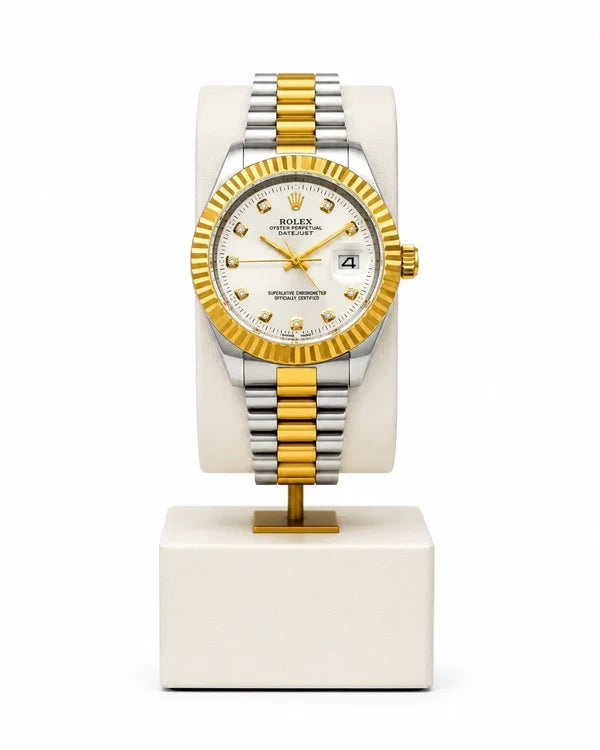 RLX Two-Tone Stainless Steel strap with Taj Lock Rl-04
