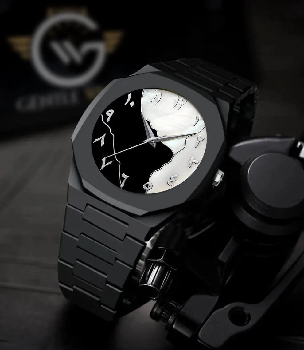 Black Arabic Dial Luxury Watch